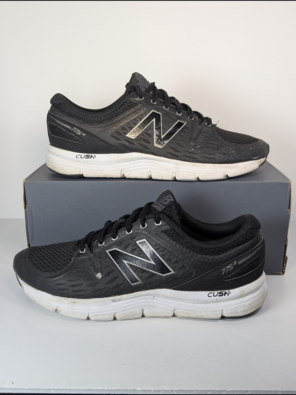 New Balance 775v2 Cush+ Black Running Shoes Men's Size 11
